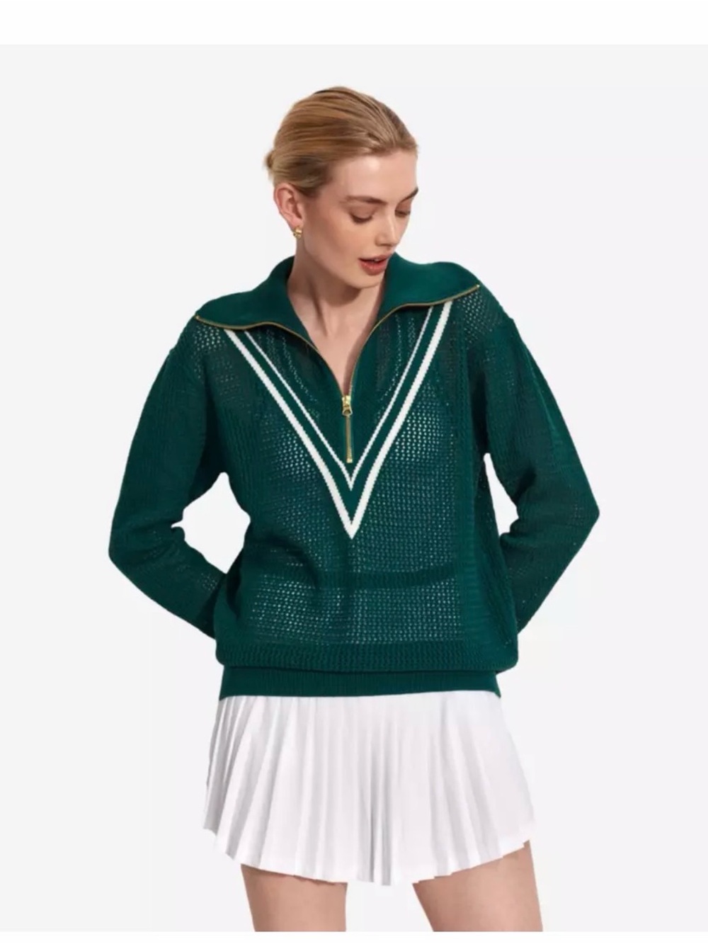 Varley Savannah Half-Zip Sweater